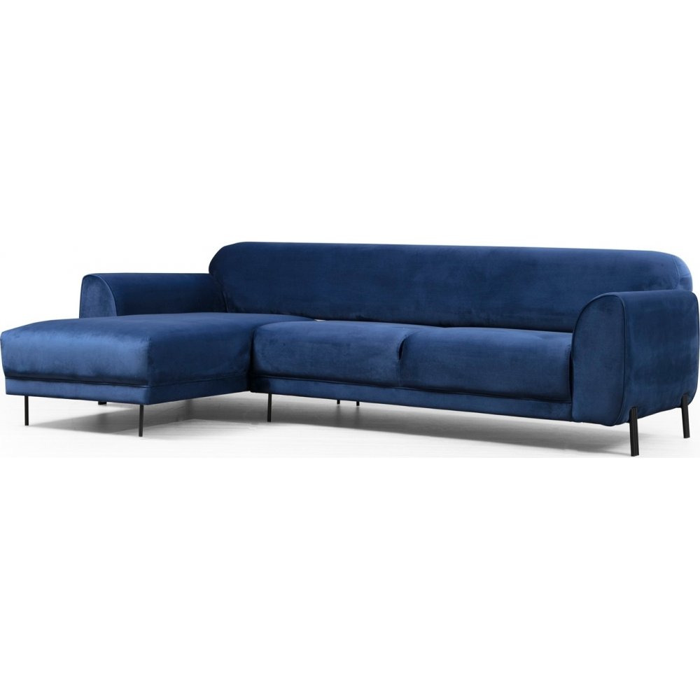 Billede divan sofa venstre - Marineblå - Stofsofaer, Sofaer