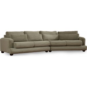 River 4-personers sofa hjre - Grn