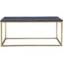 Accent sofabord 110 - Gr marmor / messingfarvet understel