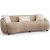 Napoli 3-personers sofa - Cappuccino