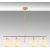 Rosenrd loftslampe 10780 - Guld/hvid