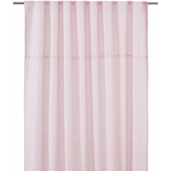 Amie gardin 2-pak 2 x 140 x 280 cm - Lys pink