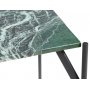 Accent sofabord 50 - Grn marmor / Sort