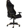 Alpha gaming stol - Sort/guld