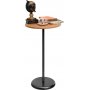 Stilfuldt sidebord 40 cm - Sort/eg