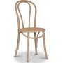 Danderyd No.18 stol i bjet tr - Whitewash/rattan