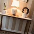 Kundebillede Accent konsolbord - Hvid marmor & messingfarvet