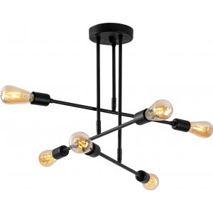 Pella loftslampe 6 - Sort