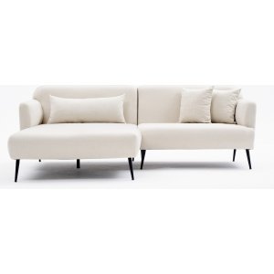 Revos divan sofa venstre - Creme