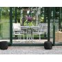 Kivik rundt spisebord 103 cm - Hvid/gr