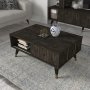 Neno sofabord 90 x 60 cm - Mrkebrunt