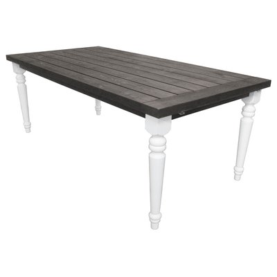 Spisebord Milton - Hvid/grå