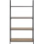 Seaford stigehylde 77x138 cm - Eg/sort