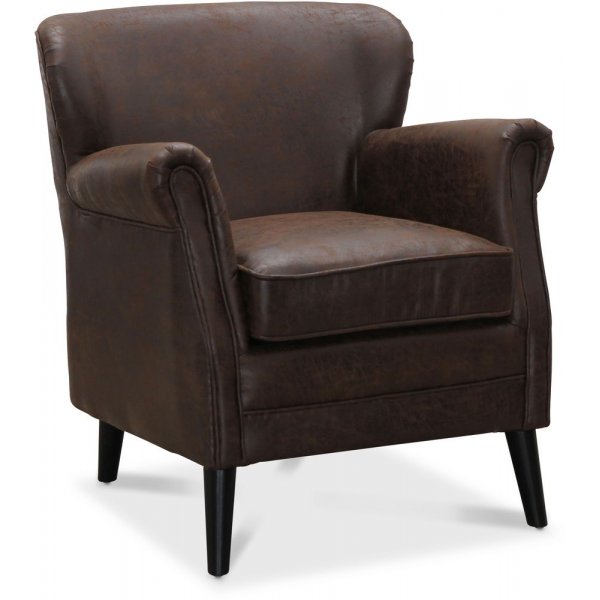 Wellington lnestol - Vintage brun