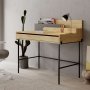 Leila skrivebord 108x60 cm - Eg/antracit