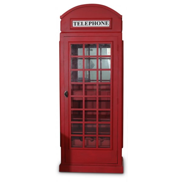 Barskab telefonboks - Rd