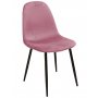 Seat spisegruppe, spisebord med 4 stk Carisma fljlstole - sort / koral + 3.00 x Mbelfdder