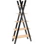 Tipi reol 180 cm - Wotan eg/sort