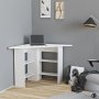 Hjrne hjrne skrivebord 80x80 cm - Hvid