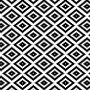 Intersect tppe 120 x 180 cm - Sort/hvid