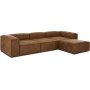 Frida divan sofa - Lysebrun