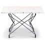 Terrazzo sofabord 75x75cm - Cosmos Terrazzo & chassis Star sort