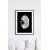 Posterworld - Motiv Hvid Rose - 50 x 70 cm