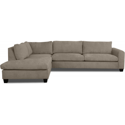 Hvid sofa divan venstrevendt - Beige