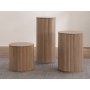 Cylinder piedestal - Whitewash