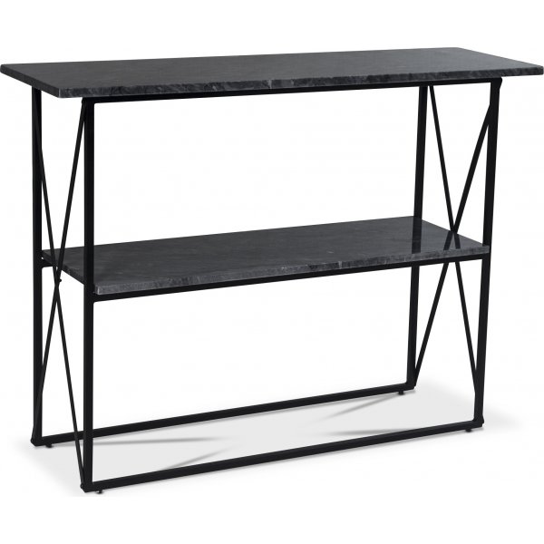 Paladium konsolbord - Sort / Gr marmor