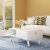 Delux sofabord 90 x 45 cm - Hvid