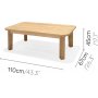 Bahamas loungegruppe - Beige/teaktr