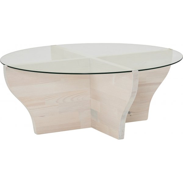 Amphora sofabord 92 cm - Hvid