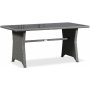 Davenport udendrs mbelst med bord Venstre - Gr polyrattan
