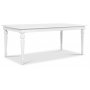 Paris spisegruppe 180 cm bord hvid + 6 stk hvide Gaston spisestole