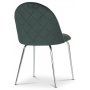 Plaza velvet stol - Grn / Krom