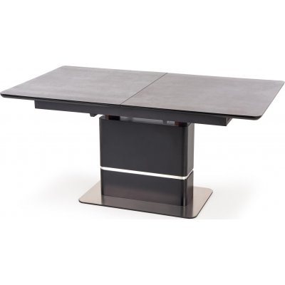 Martin spisebord 160-200 x 90 cm - Mrkegr/sort