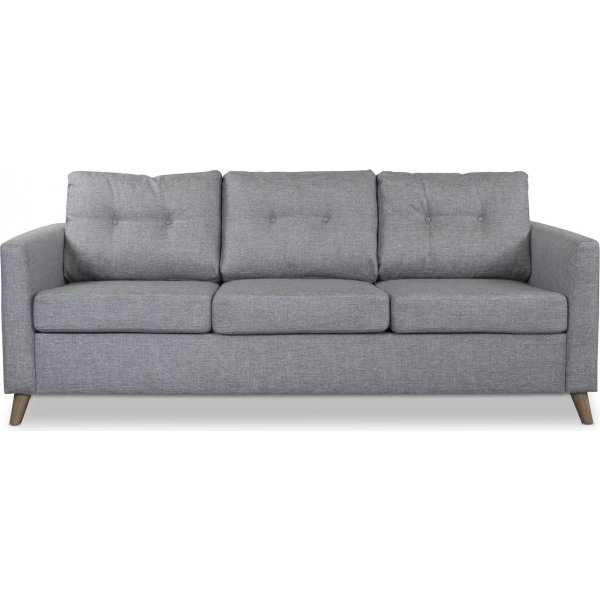 Weekend 3-pers sofa - Lysegr