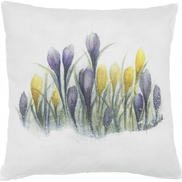 Vores pudebetrk 45 x 45 cm - Gul