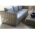 Degern XL sofagruppe - Naturfarvet kunst-rattan + Mbelfdder