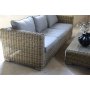 Degern XL sofagruppe - Naturfarvet kunst-rattan