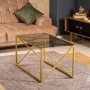 Iliomar sofabord 94 x 49 cm - Guld