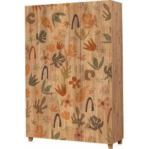 Leva Leaf garderobe - Fyrretr