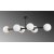 Facet loftslampe 10486 - Sort/hvid