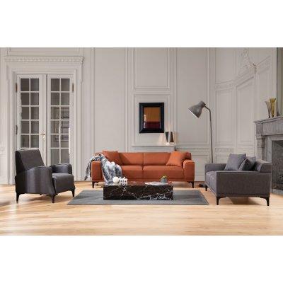 Petra 3-personers sofa - Orange
