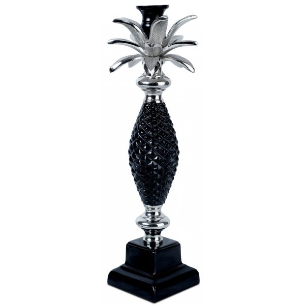 Lysestage ananas - Slv/Sort
