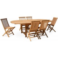 Edenryd spisebordssæt ovalt spisebord butterfly-funktion 180-240 cm inkl. 6 stk. Edenryd stole - Teak Edenryd spisebordssæt ovalt spisebord butterfly-funktion 180-240 cm inkl. 6 stk. Edenryd stole - Teak