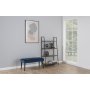 Seaford stigehylde 77x138 cm - Eg/sort