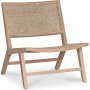 Porto Svea lounge-lnestol - Natur/rattan