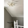 Cosmos plafond - Mat messing/opal hvid